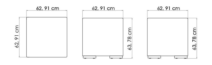 Приставной столик Skyline Design Cuatro Pacific Side Table