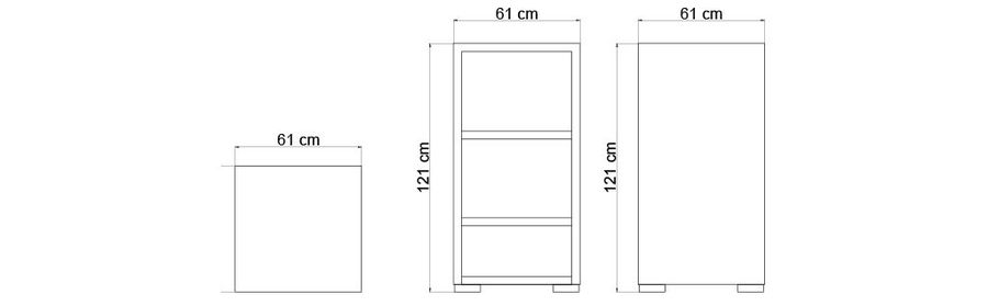 Уличная витрина Skyline Design Cuatro Pacific Rack