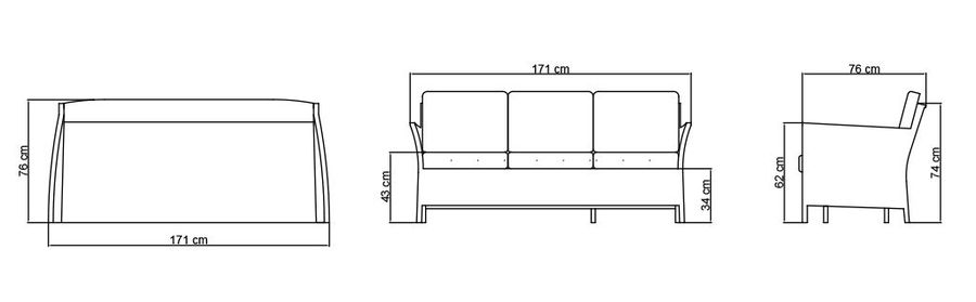 Современный диван Skyline Design Cielo Sofa