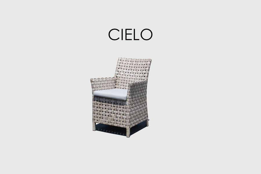 Плетеный стул Skyline Design Cielo Dining Armchair