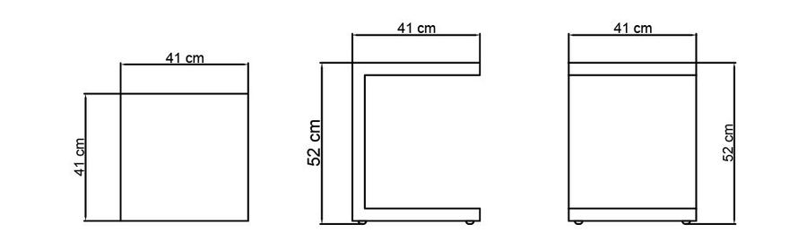 Стильный столик Skyline Design Cielo Side Table