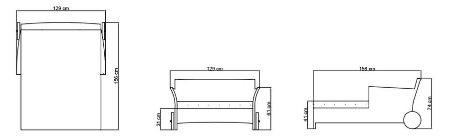 Двойной шезлонг Skyline Design Ccielo Double Lounger