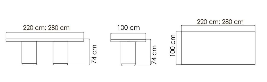 Обеденный стол Skyline Design Castries Dining Table