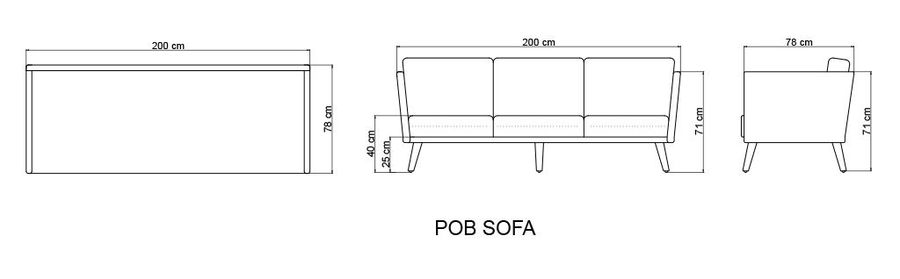 Уличный диван Skyline Design Pob Sofa