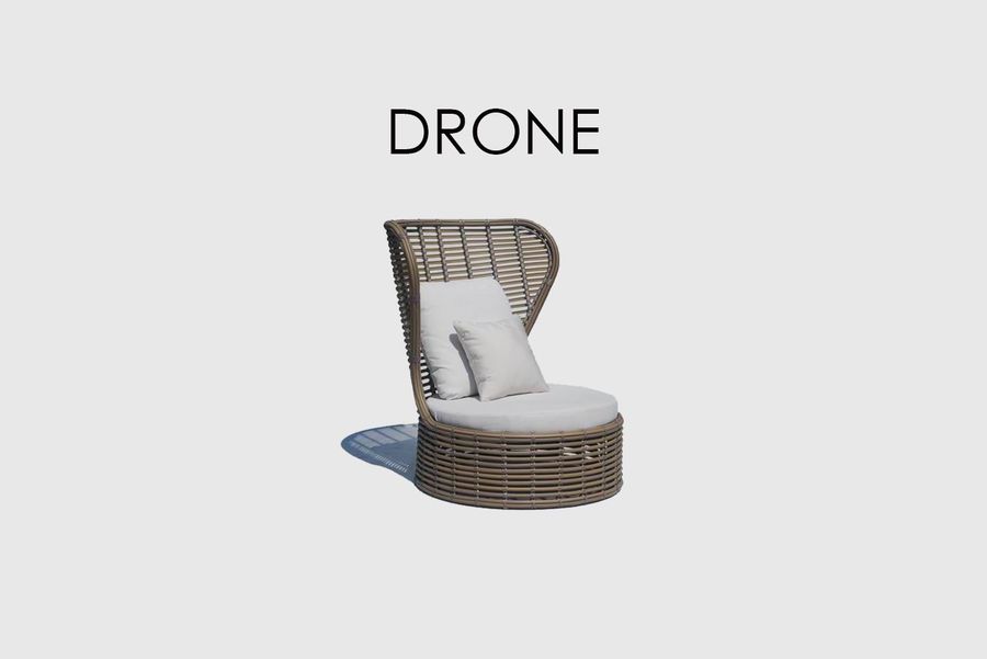 Плетеное кресло Skyline Design Drone Armchair