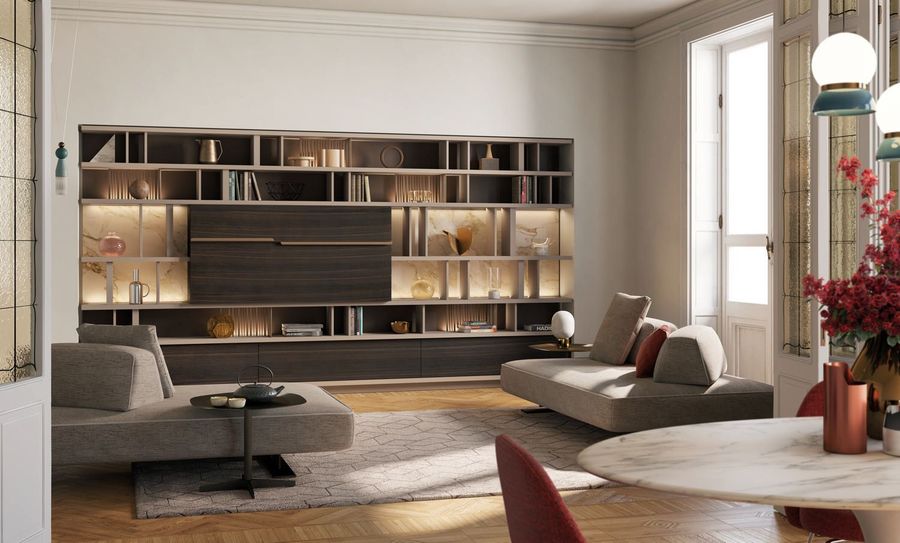 Деревянная композиция Turati T4 Bookcase 21