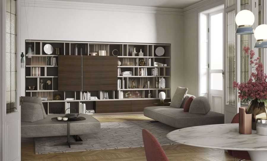 Элегантная стенка Turati T4 Bookcase 16