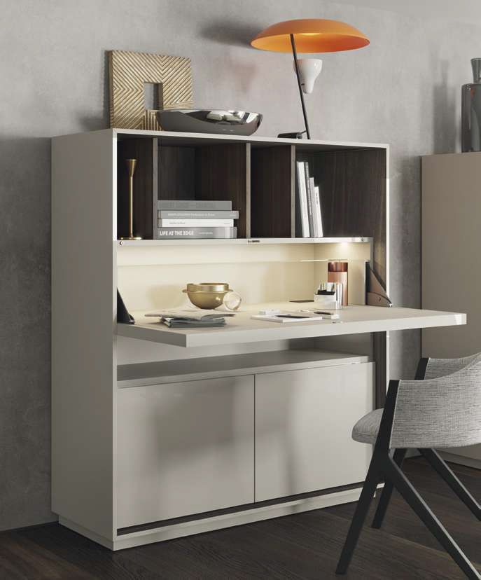 Шкаф со встроенным столом Turati T4 Home Office 03