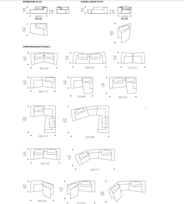 Модульный диван Erba Architettura