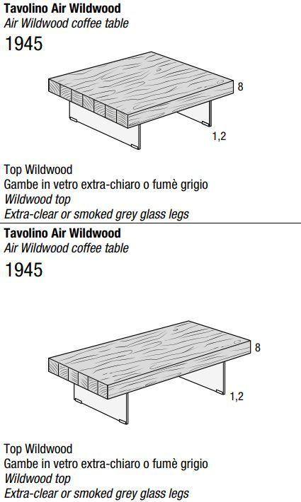 Современный столик Lago Air Coffee Table