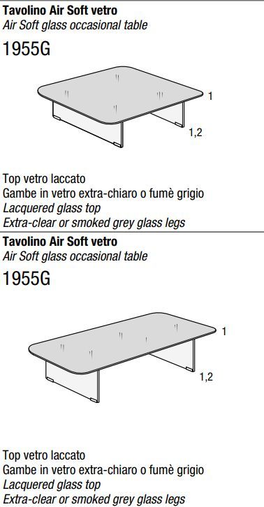 Журнальный столик Lago Air Soft Coffee Table