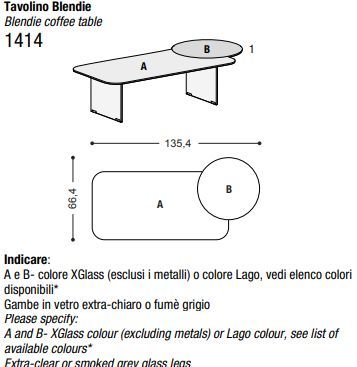 Элегантный столик Lago Blendie Coffee Table