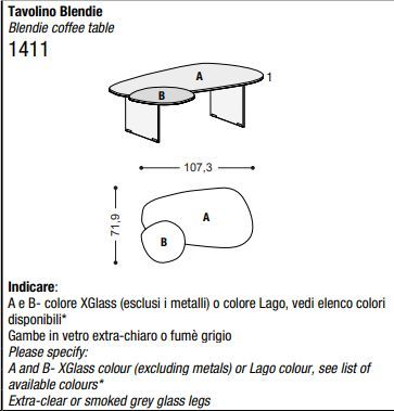 Элегантный столик Lago Blendie Coffee Table