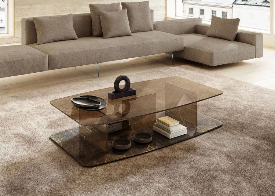 Стеклянный столик Lago Layers Coffee Table