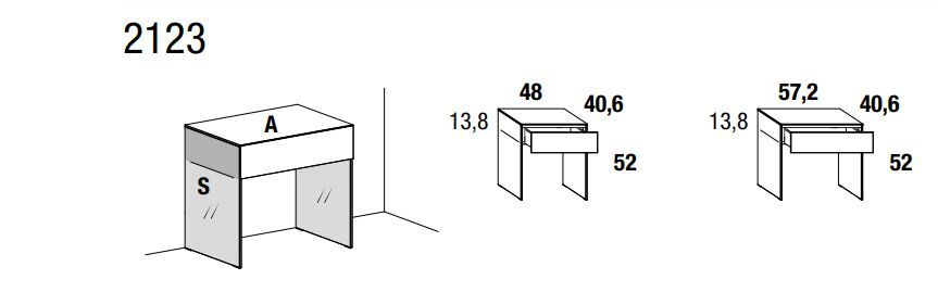 Стильная тумба Lago Class Bedside Tables