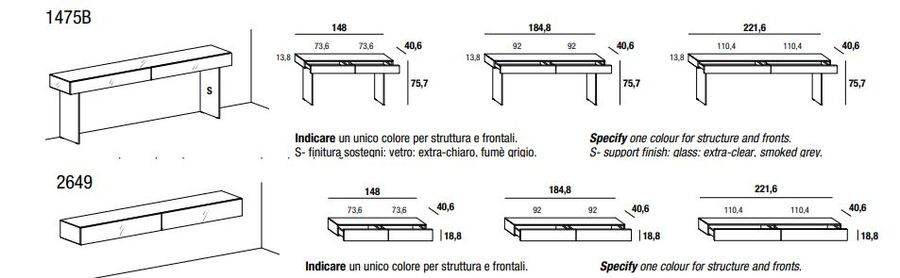 Современная консоль Lago Materia Console