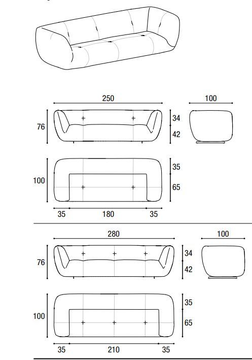 Шикарный диван Lago Happening Sofa