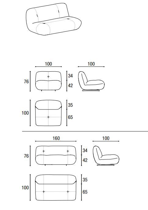 Шикарный диван Lago Happening Sofa