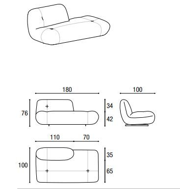 Шикарный диван Lago Happening Sofa