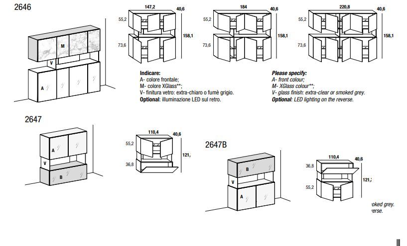 Элегантный буфет Lago Air Sideboard