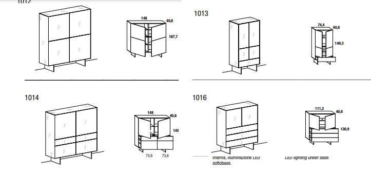 Шикарный буфет Lago Materia Sideboard