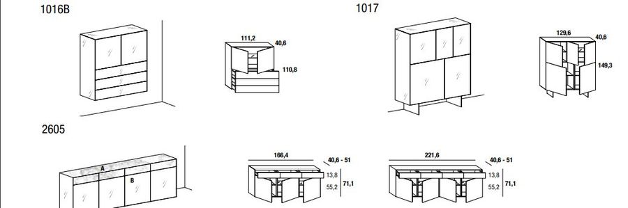 Шикарный буфет Lago Materia Sideboard