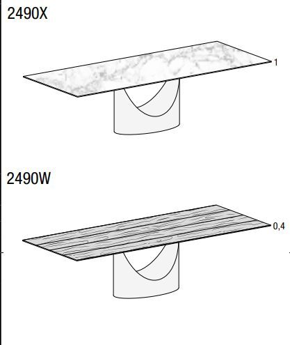 Дизайнерский стол Lago U Table