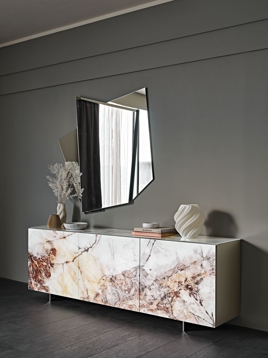 Стильный буфет Cattelan Italia Focus Crystalart