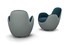 Вращающееся кожаное кресло Roche Bobois Aircell