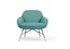 Минималистичное кресло на высоких ножках Roche Bobois Spoutnik