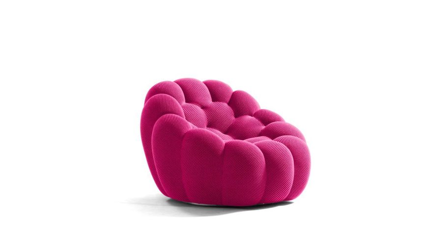 Мягкое как облако поворотное кресло Roche Bobois Bubble