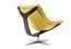 Кожаное кресло-гамак Roche Bobois Dolphin