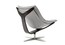 Кожаное кресло-гамак Roche Bobois Dolphin
