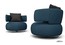 Круглое кресло-таблетка Roche Bobois Curl