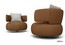 Круглое кресло-таблетка Roche Bobois Curl