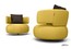 Круглое кресло-таблетка Roche Bobois Curl