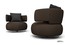 Круглое кресло-таблетка Roche Bobois Curl