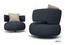 Круглое кресло-таблетка Roche Bobois Curl