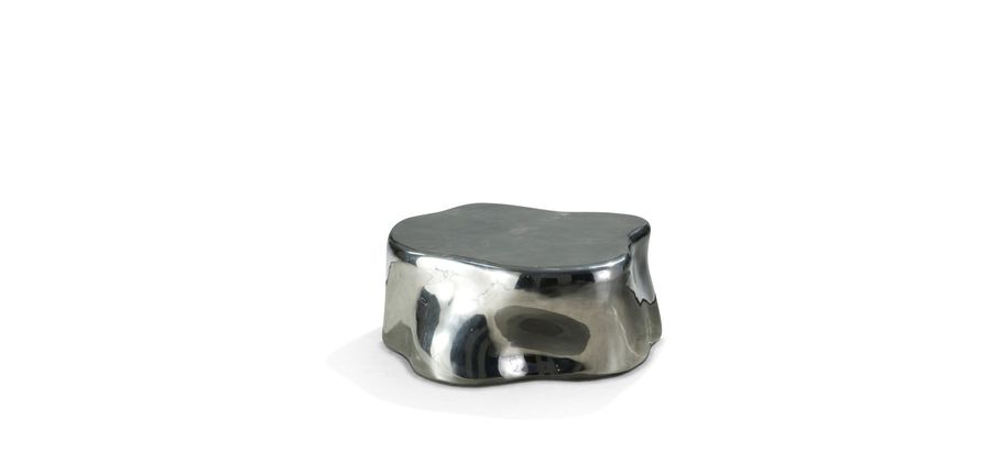 Журнальный серебряный стол Roche Bobois Silver Tree