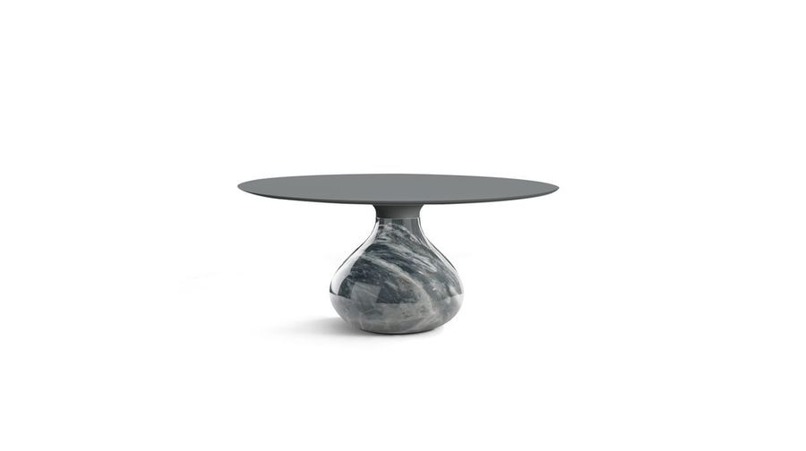 Круглый стол с каплевидной базой Roche Bobois Aqua