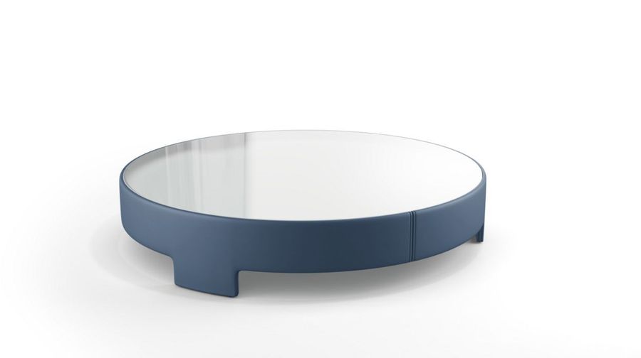 Журнальный стол в кожаной обивке Roche Bobois Cuba Libre 3