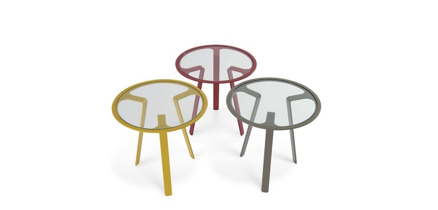 Стеклянный столик Roche Bobois Bonheur