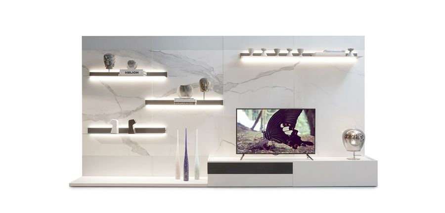 Модульный стеллаж с подсветкой Roche Bobois Intralatina 2017-10A