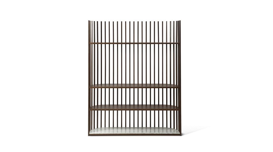 Напольный стеллаж с мраморной базой Roche Bobois Jalousie
