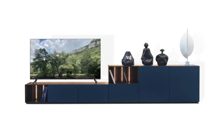 Композиция для гостиной Roche Bobois Wallover Compo 2023-10 C Full Lighting