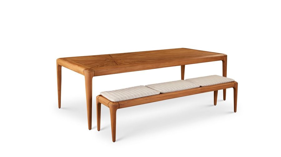 Деревянный стол для сада Roche Bobois Aurea