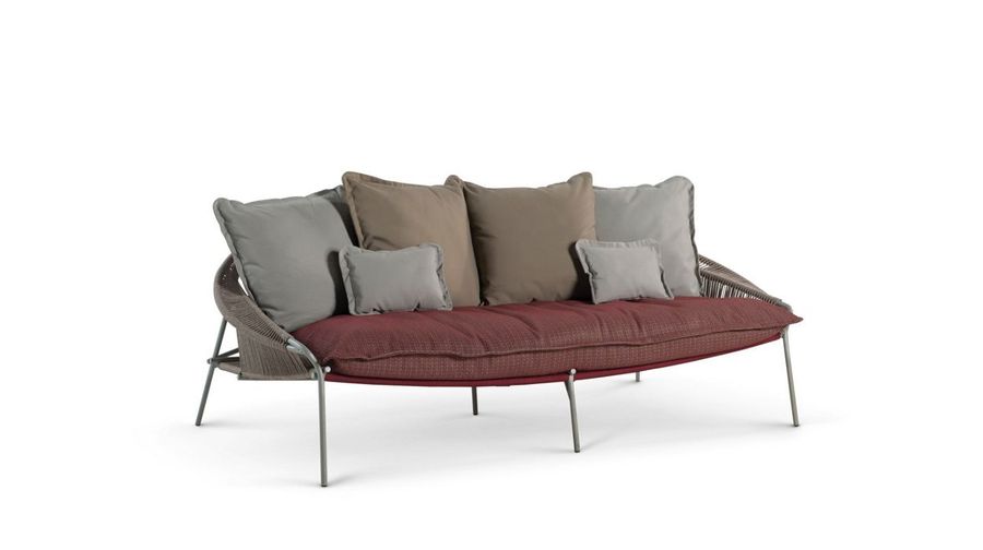 Диван с плетеной спинкой Roche Bobois Traveler Corde