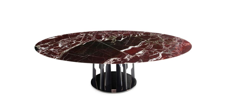 Стол из каррарского мрамора Roche Bobois Ivresse