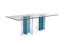 Обеденный стол на стеклянной базе Roche Bobois Diapo Dining Table