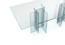 Обеденный стол на стеклянной базе Roche Bobois Diapo Dining Table